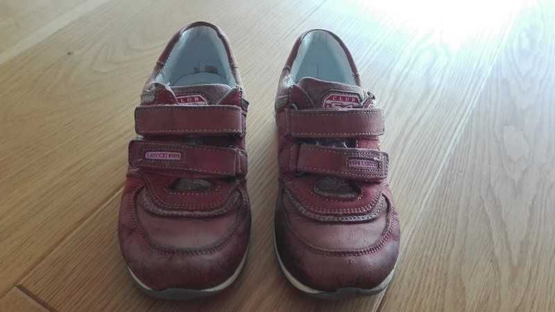 Sneakersy dziewczęce skórzane Lasocki Kids - rozmiar 27