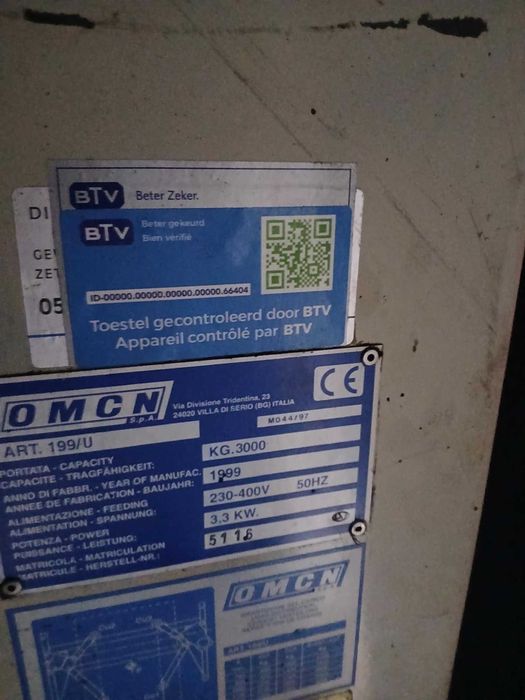 Podnośnik śrubowy na ramie omcn 3000kg