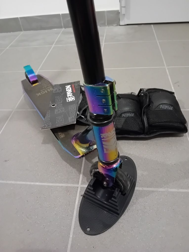 Hulajnoga Raven Slick Neo Chrome +stojak RX500
