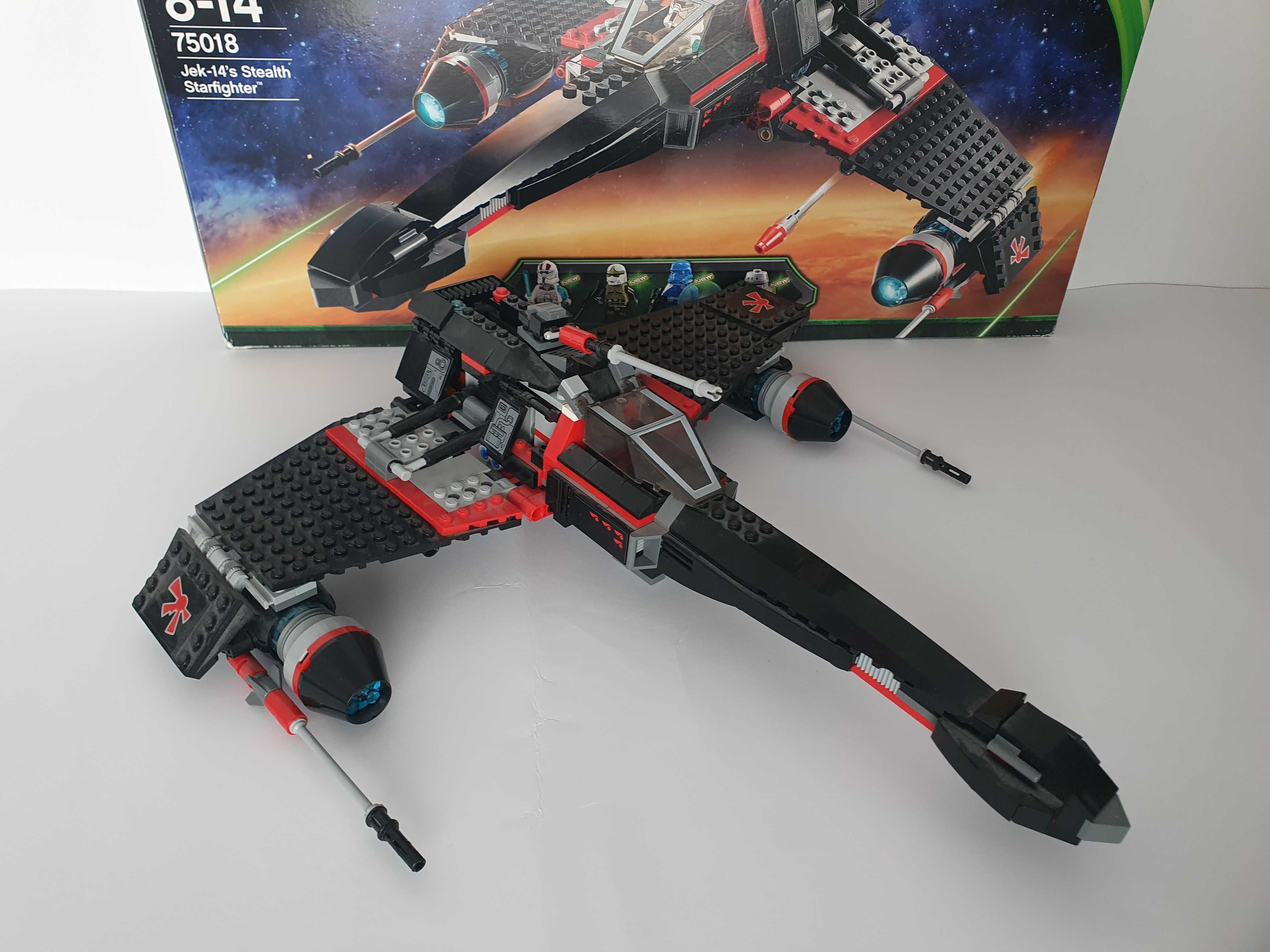 LEGO Star Wars 75018 JEK-14s Stealth Starfighter ŁOWCA NAGRÓD - unikat