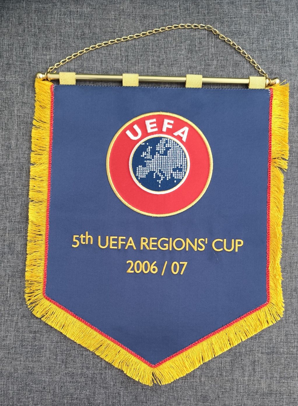 Oryginalny proporczyk UEFA 5 Region Cup 2006/2007