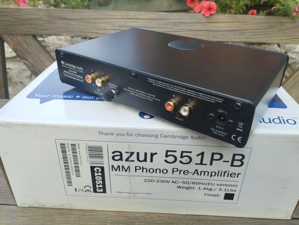 Cambridge Audio azur 551P-B przedwzmacniacz gramofonowy JAK NOWY