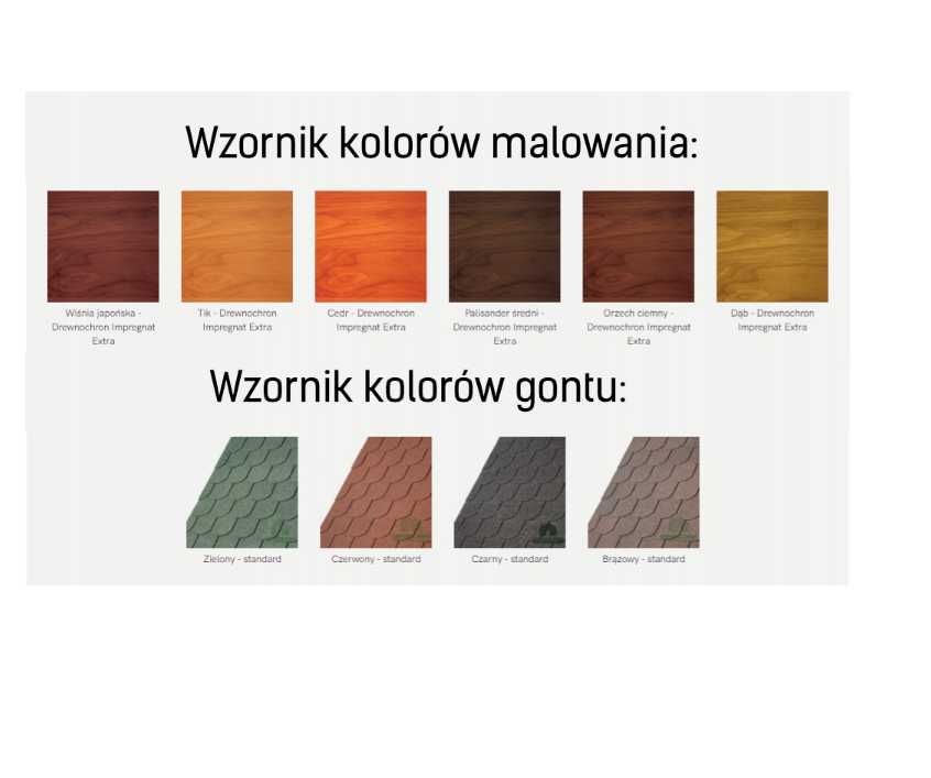 Nowoczesna Altana Ogrodowa 5x4m Altanka Drewniana