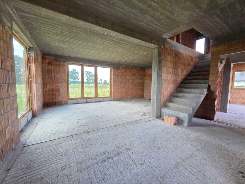 Wolnostojący gotowy dom 155m2 działka 11.6ar/Bochnia/ surowy zamknięty