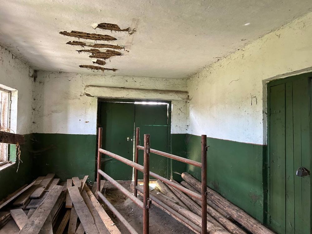 Земельна ділянка  і будинок в центрі села Пістинь