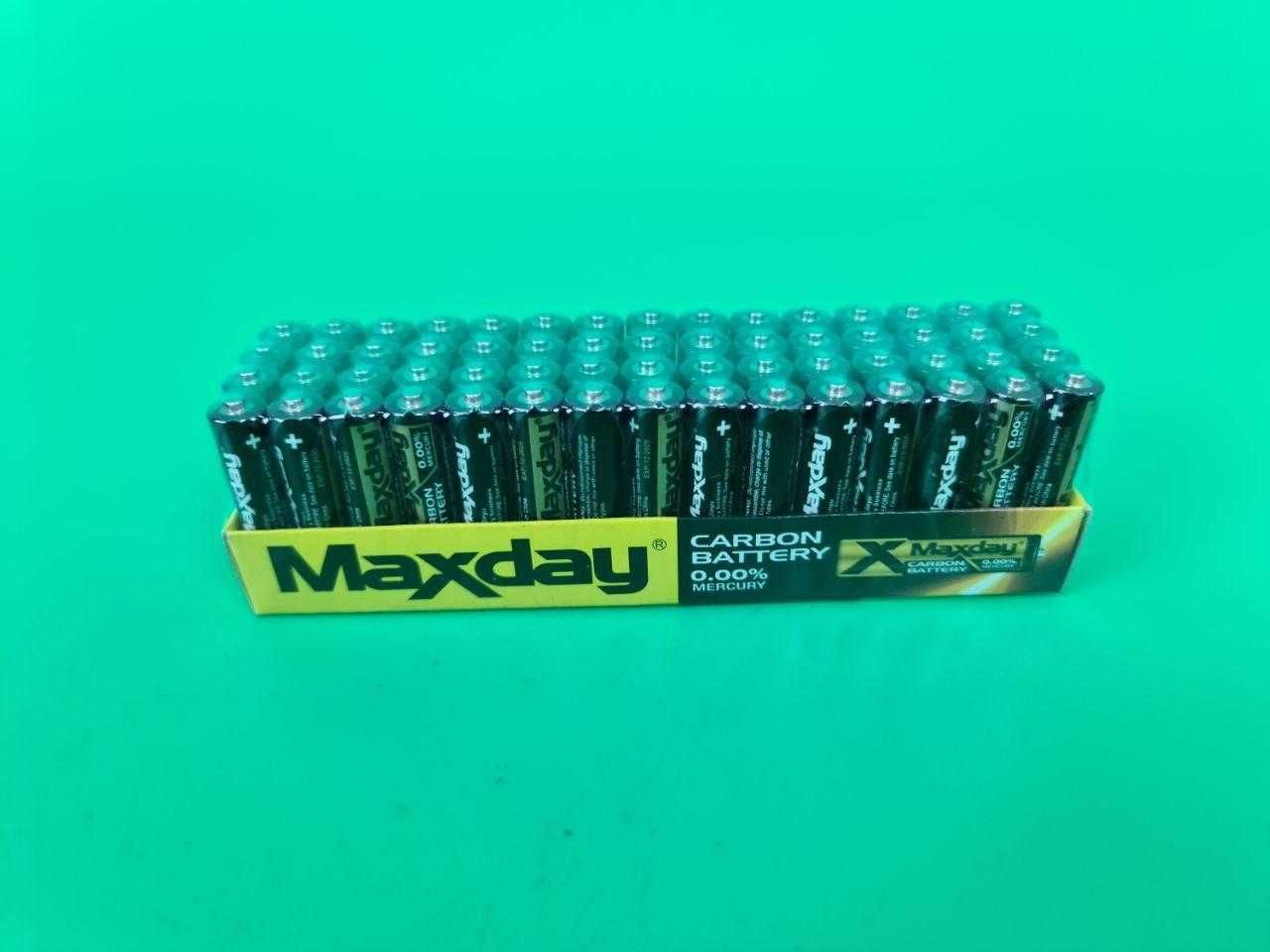 Батарейки ААА Новые Максдей Батареи Упаковка 60шт Мизинчиковые