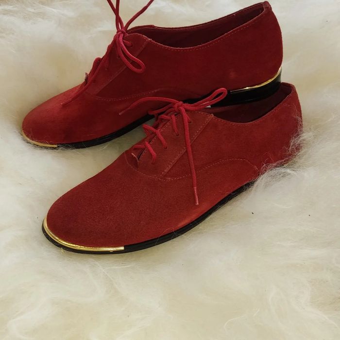 Туфли натуральная кожа замш