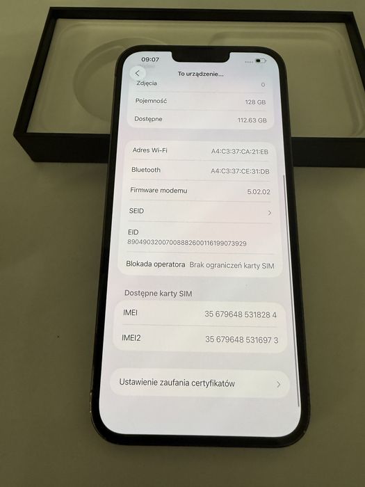 iPhone 13 Pro Max 128gb Midnight Green Bateria 100%