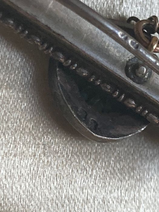 Stara Austria komplet z turkusami z motywem podkowy