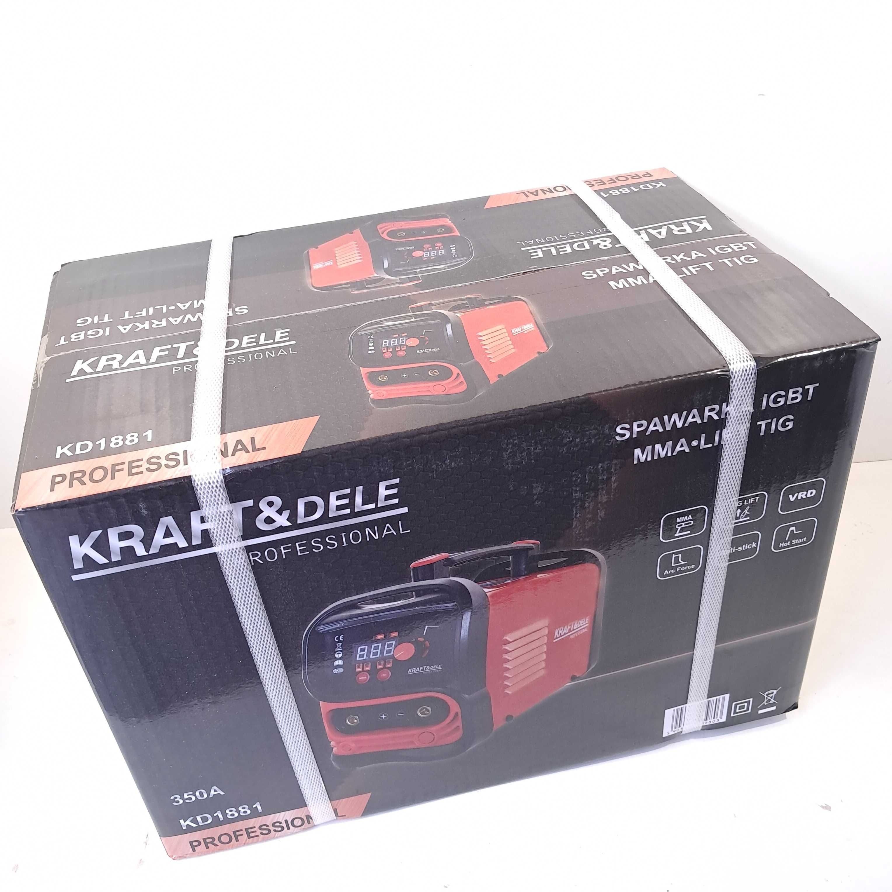 Spawarka nowej generacji MMA / LIFT TIG 350A Inwertorowa mocna! KD1881