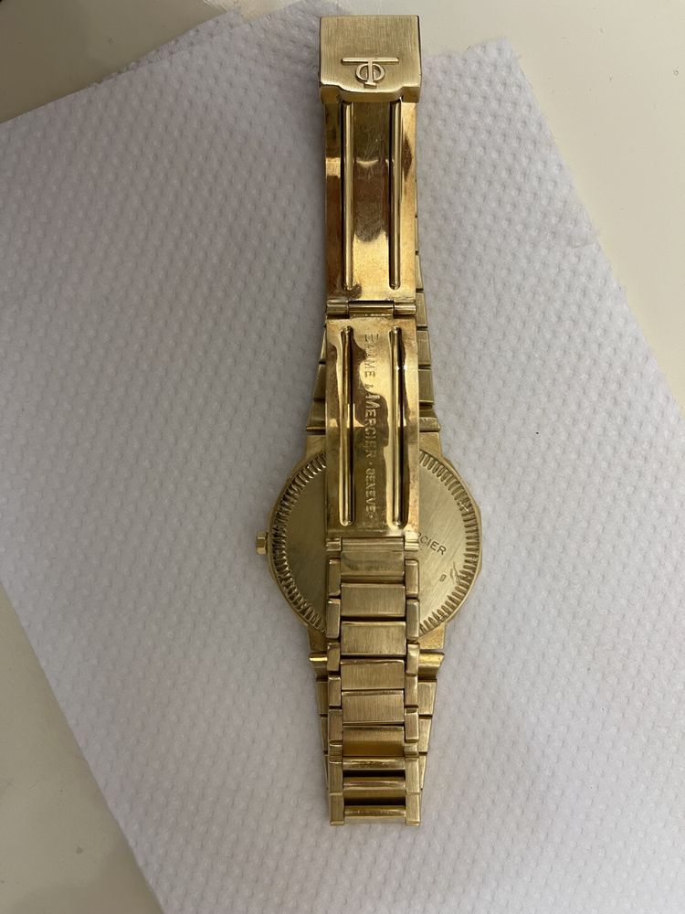 Złoty zegarek męski 18K Baume&Mercier Riviera 750! Piękny!