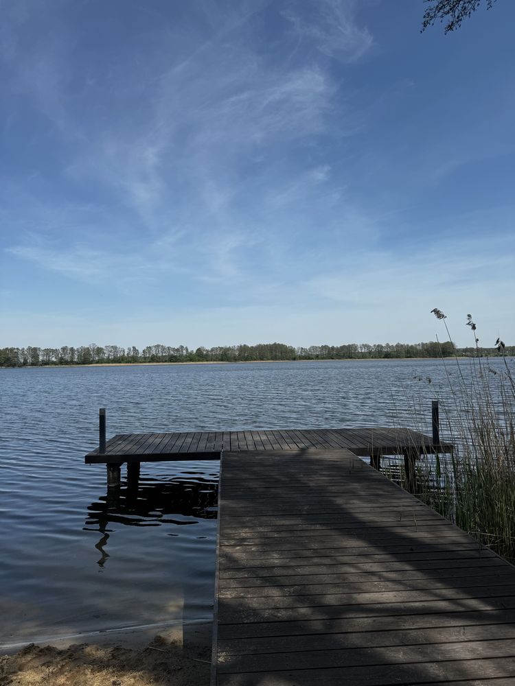 Domek dom nad jeziorem pomost plaża SAUNA jezioro mazury kajaki WINIEC