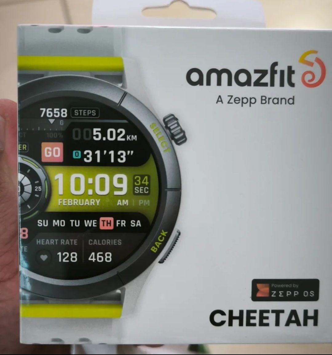 Relógio amazfit cheetah  novo