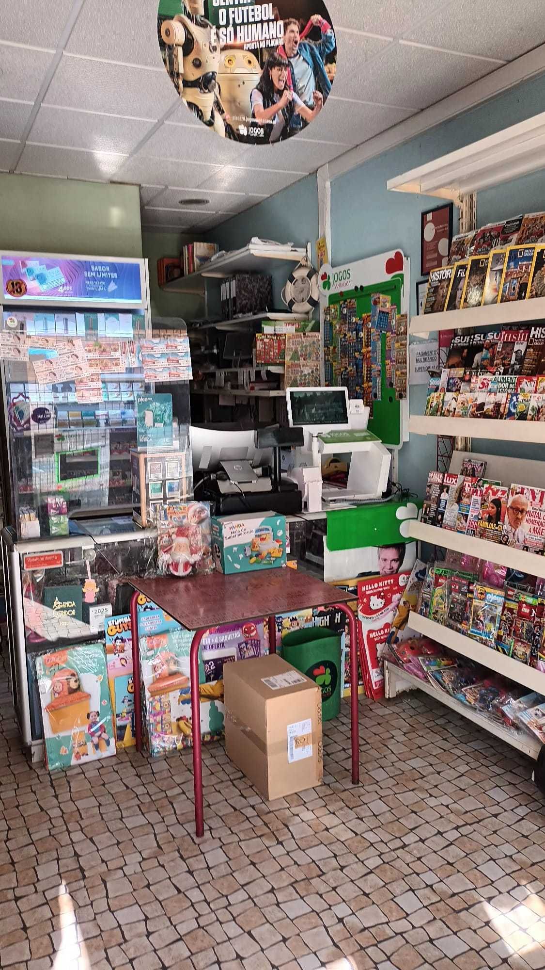 Tabacaria/Papelaria com Jogos Santa Casa - Cedência Quotas  - Oeiras