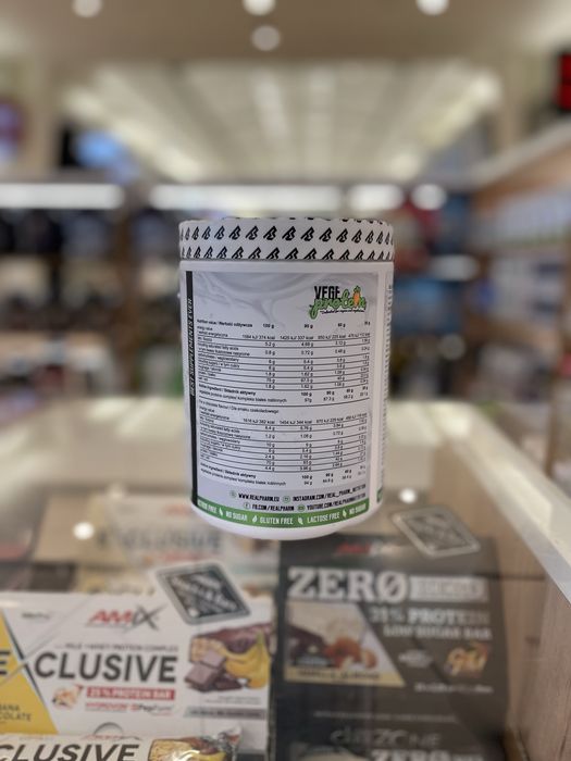 Vege białko Real Pharm Vege Protein 600G czekolada masa mięśnie RADOM