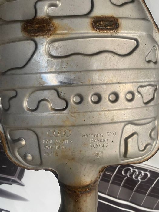 Вихлоп audi a4 b9 8w рест рестайлінг lift ауді а4 б9 рест глушитель