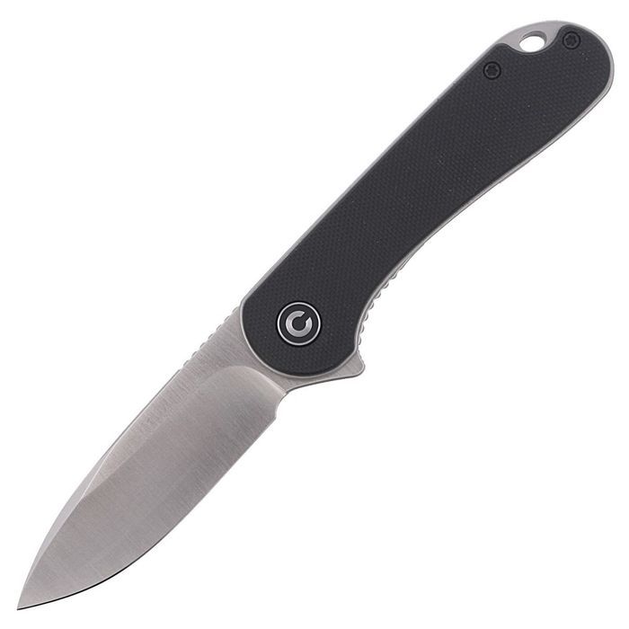 Nóż składany CIVIVI Elementum Flipper Black G10, Satin Finish