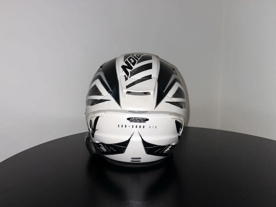 Capacete Scorpion Exo 2000 Air tamanho M, com intercomunicador