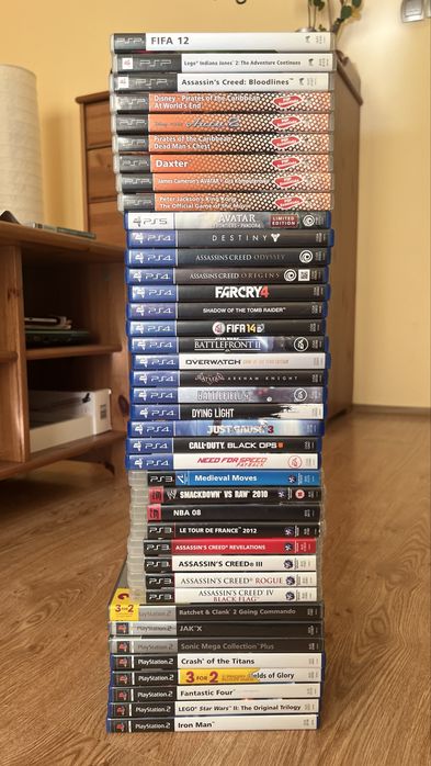 Gry na PSP, PS2, PS3, PS4, PS5