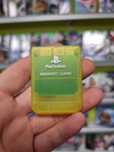 Oryginalna karta pamięci Playstation PSX PS1 Lemon Żółta JAPONIA