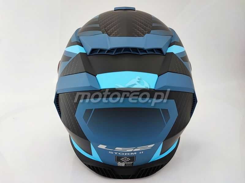 HIT! Kask z Blendą i Pinlockiem LS2 FF800 Storm 2 RACER Mat Blue