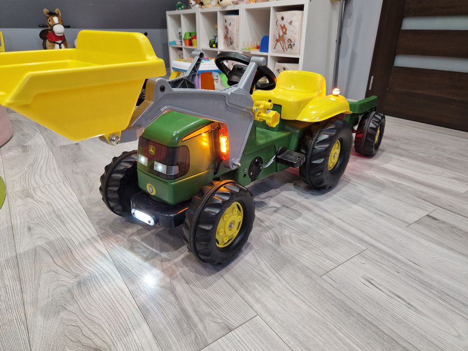 Traktorek John Deere Rolly Toys Unikat :) link do video w opisie