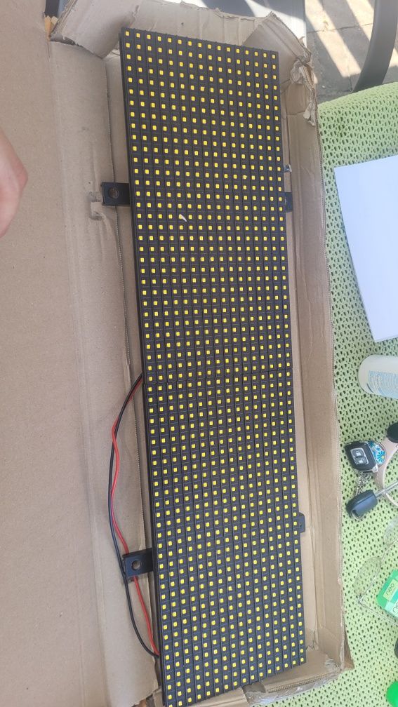 Wyświetlacz led 64 plus zasilanie