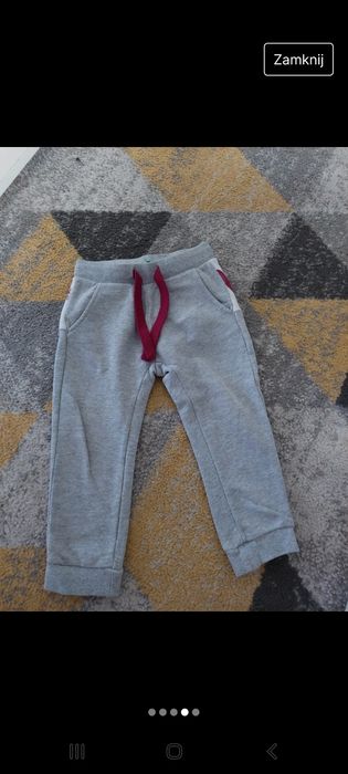 Spodnie dresowe jeansy 80 86 cm dla chłopca