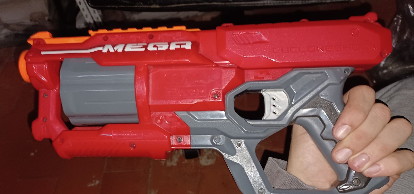 Nerf Mega Cycloneshock s/balas