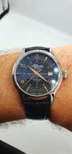Atlantic Worldmaster Automatic 1888 - szafir, skóra, Swiss Made - NOWY