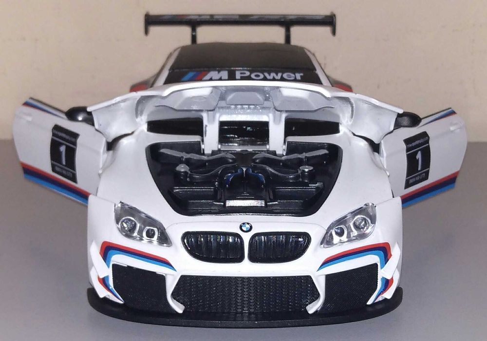 Распродажа BMW M6 GT3 модель 1:24 Автопром. Металл, звук свет
