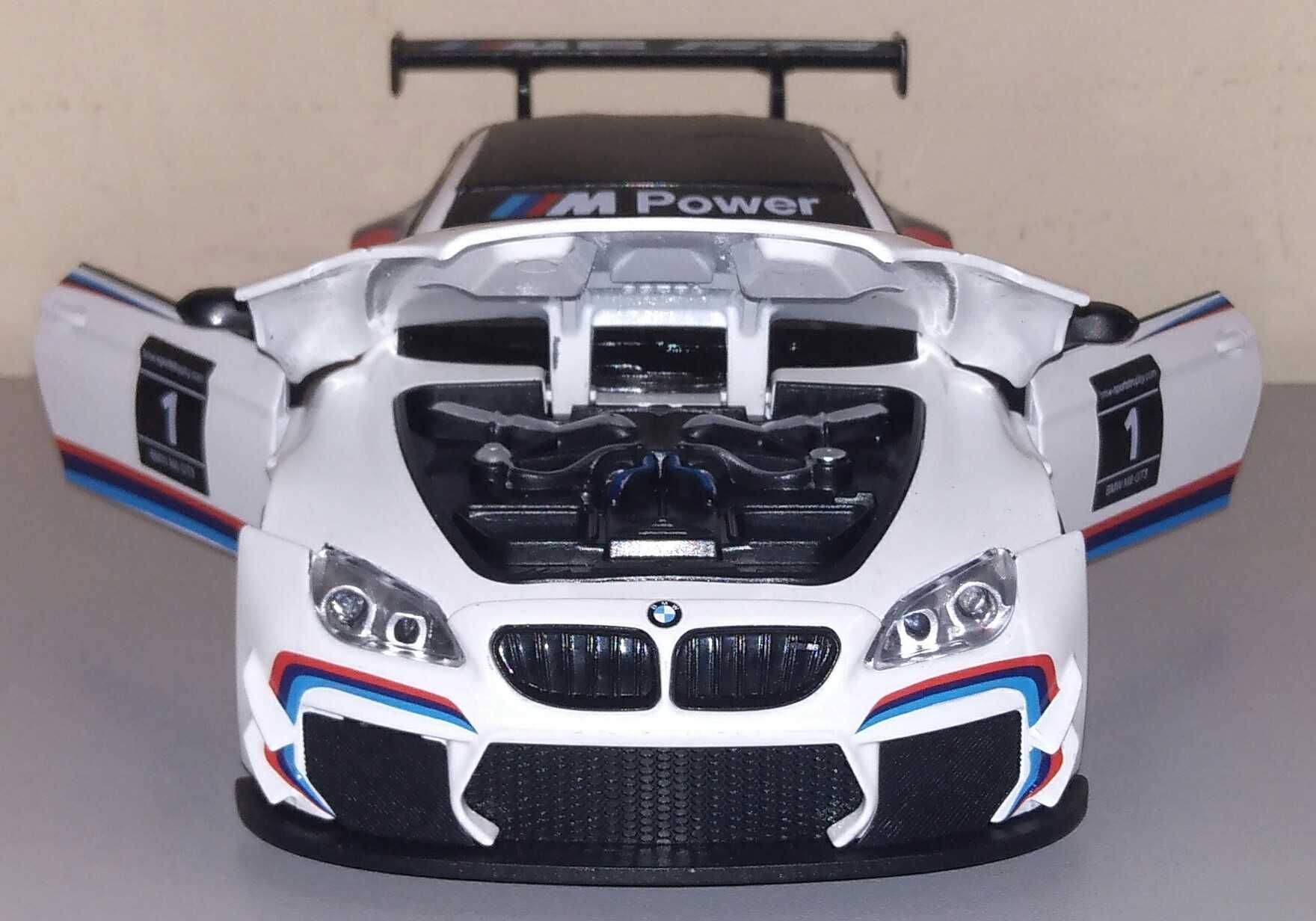 BMW M6 GT3 модель 1:24 Автопром. Металл, звук свет