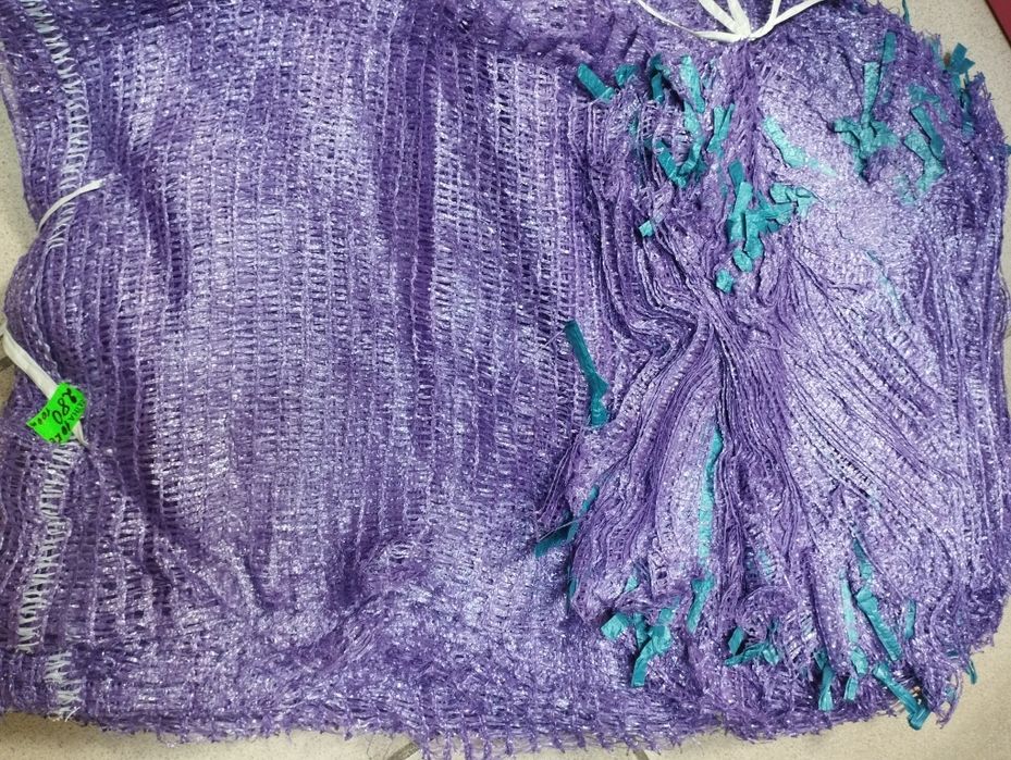 Мішок для овочів фіолетовий 20 кг 100шт