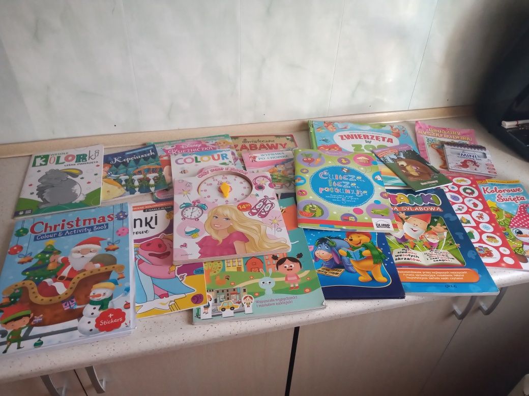 Zestaw książek książki kolorowanki dla dziecka