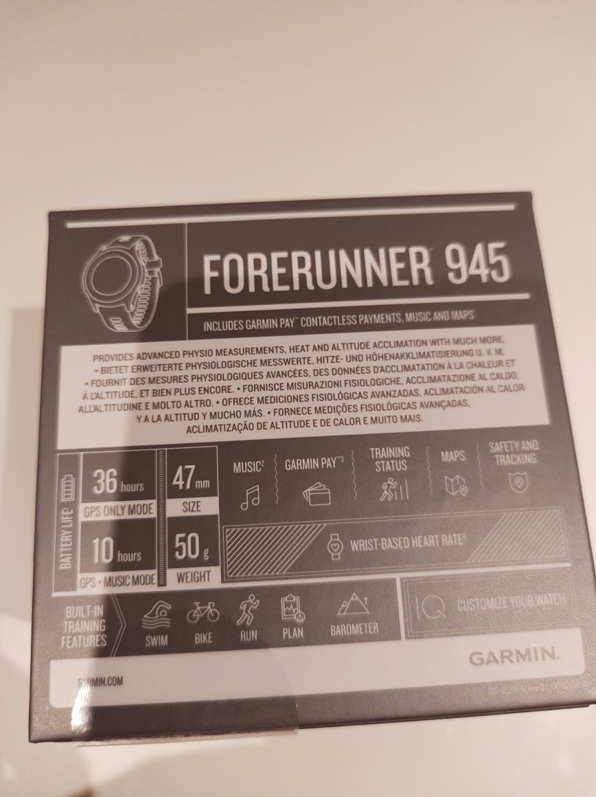 Relógio Garmin forerunner 945