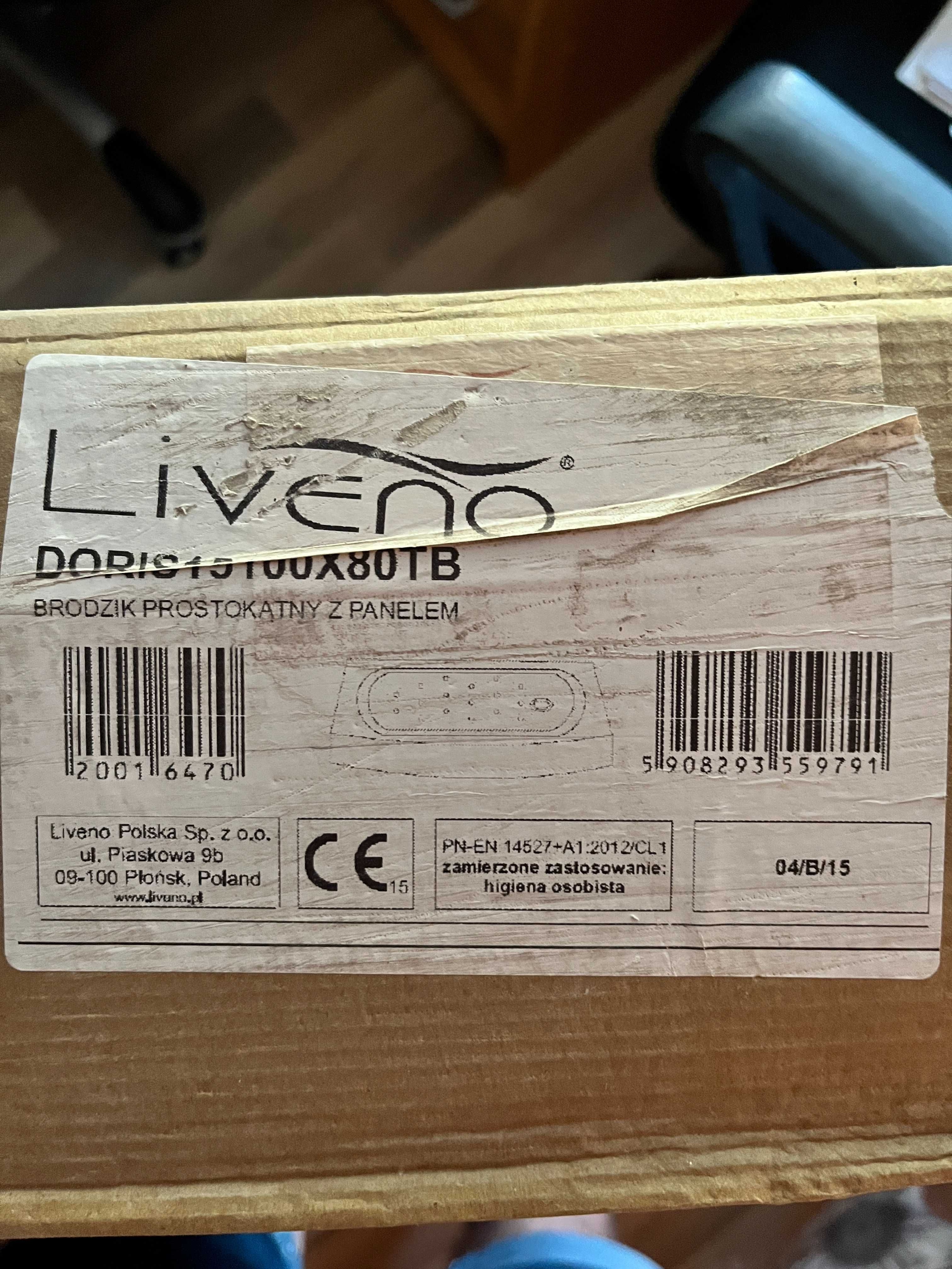 Nowy brodzik 100x80x15