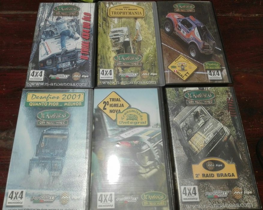 Filmes VHS- eventos 4x4 Portugal