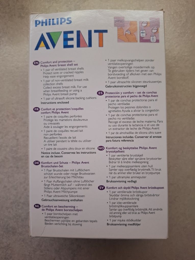 Avent Zestaw silikonowych muszli laktacyjnych