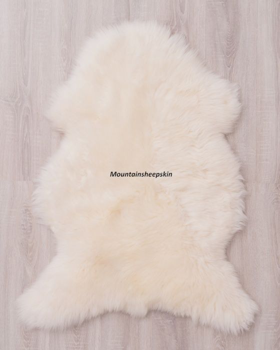 Skóra Owcza Naturalna Biała XXXL 130-150 cm Skóry Owcze Garbarnia
