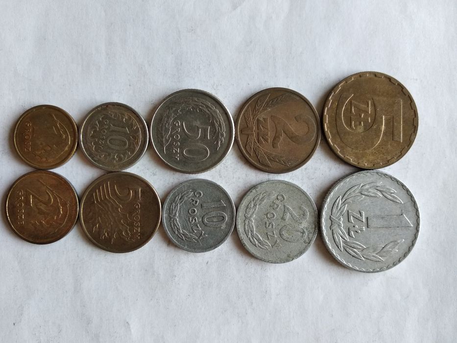 Комплект монет Польши разные