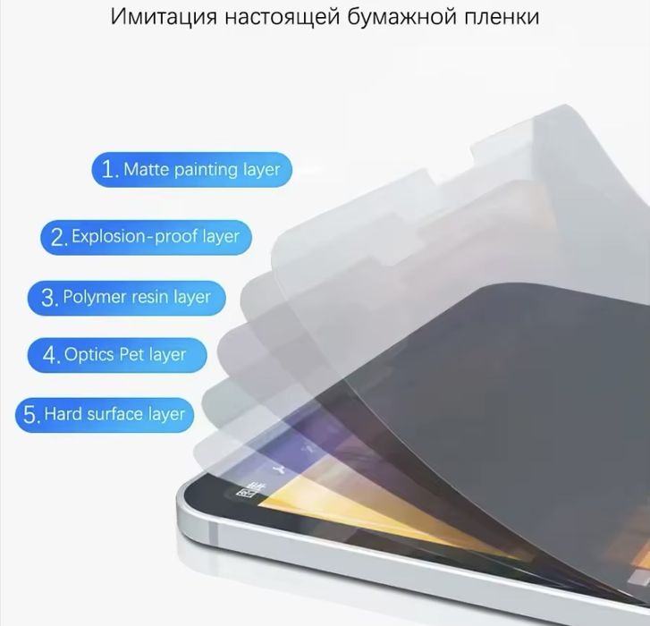 бумажная защитная пленка для планшета Samsung Galaxy Tab s9 fe