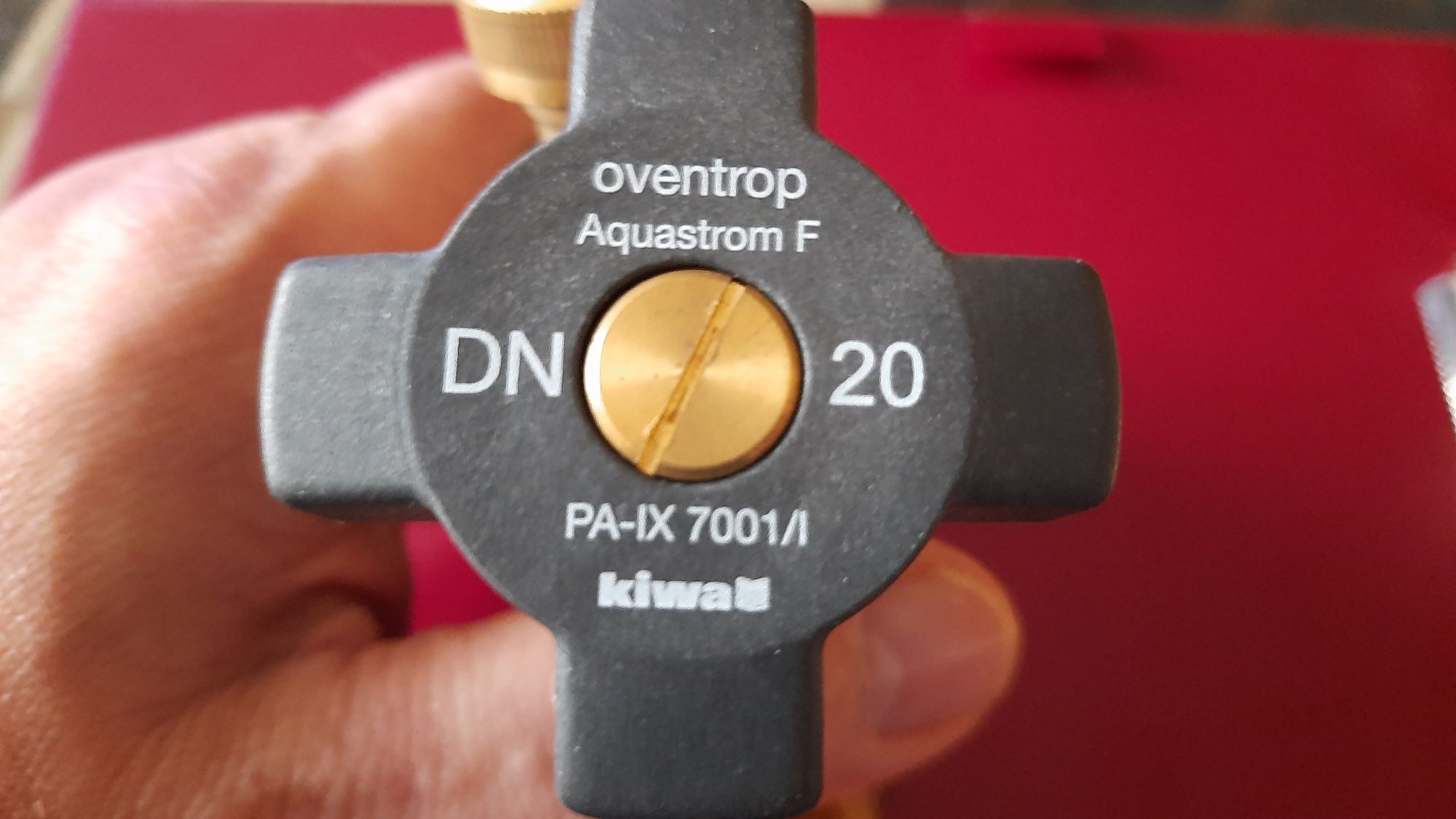 Zawór pelnoprzekrojowy Aquastrom F DN20 z kurkiem opróżniającym