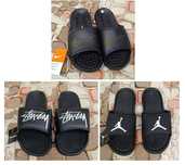 Тапки тапочки шлепки nike stussy benassi Jordan найк стусі Джордан