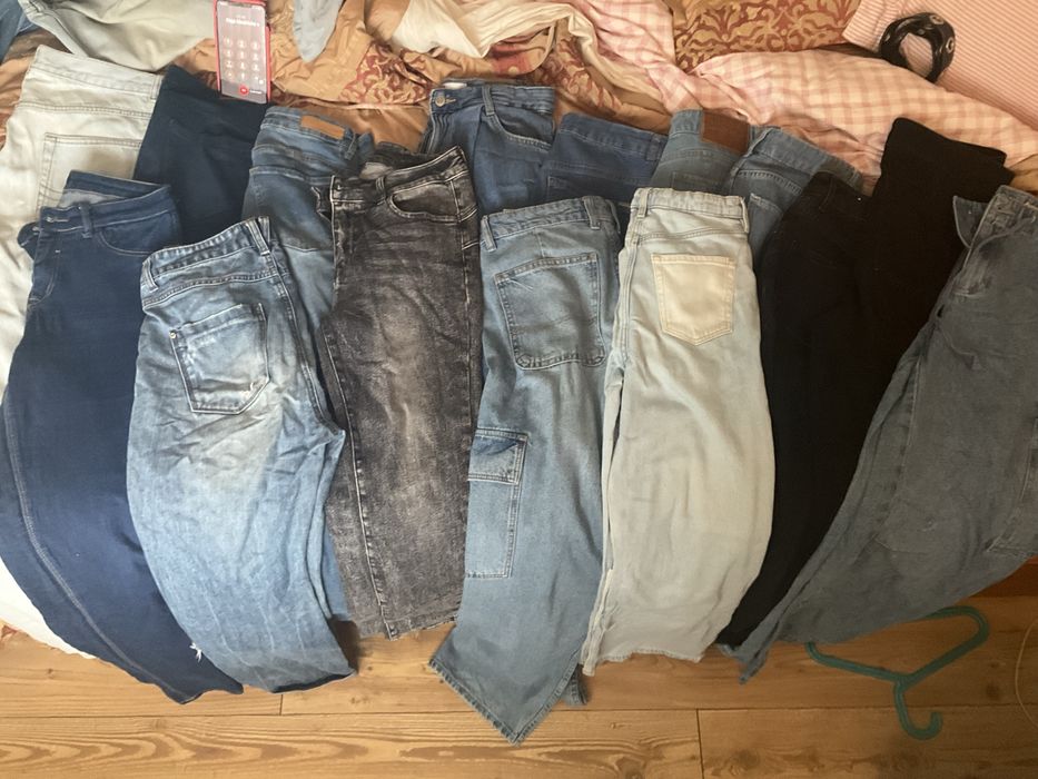 15 calcas de ganga de diferentes tamanhos , qualquer detalhe mande msg