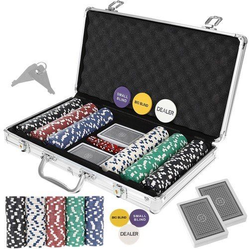 Poker - zestaw 300 żetonów w walizce HQ TEXAS HOLDEM Pokera