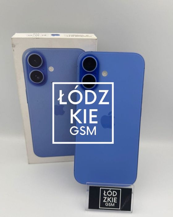 iPhone 16 256GB BLUE 94% 2649 zł Łódzkie GSM Rzgowska 16