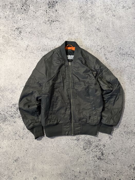 бомбер куртка urban classik ma1 x alpha industries vintage