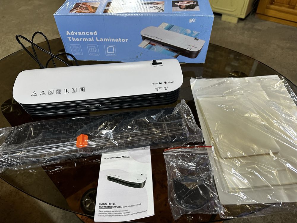 Ламінатор Adocool SL299 Розмір А4,   гарячого та холодного ламінування