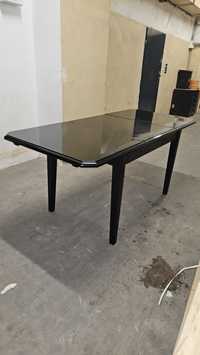 Stół czarny lakierowany połysk rozsuwany