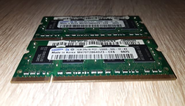Оперативная память Samsung SODIMM DDR2 1GB